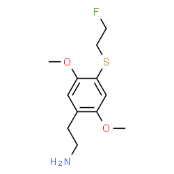 ChemSpider 2D Image | 2,5-DIMETHOXY-4-(2-FLUOROETHYLTHIO)PHENETHYLAMINE | C12H18FNO2S