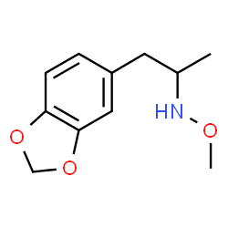 ChemSpider 2D Image | 1-(1,3-Benzodioxol-5-yl)-N-methoxy-2-propanamine | C11H15NO3