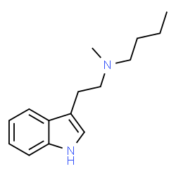 ChemSpider 2D Image | N-[2-(1H-Indol-3-yl)ethyl]-N-methyl-1-butanamine | C15H22N2