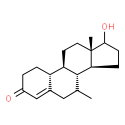ChemSpider 2D Image | 17-Hydroxy-7-methylestr-4-en-3-one | C19H28O2