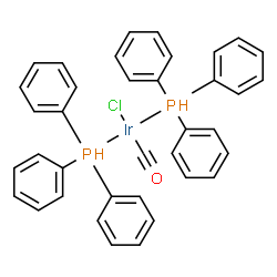 ChemSpider 2D Image | chloro-($l^{3}-oxidanylidynemethyl)-bis(triphenyl-$l^{5}-phosphanyl)iridium | C37H31ClIrOP2