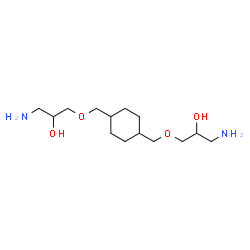 ChemSpider 2D Image | 1,1'-[1,4-Cyclohexanediylbis(methyleneoxy)]bis(3-amino-2-propanol) | C14H30N2O4