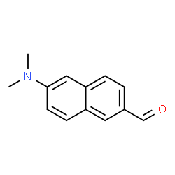 ChemSpider 2D Image | 6-dimethylamino-2-naphthaldehyde | C13H13NO
