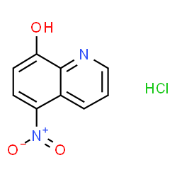 ChemSpider 2D Image | 5-nitroquinolin-8-ol hydrochloride | C9H7ClN2O3