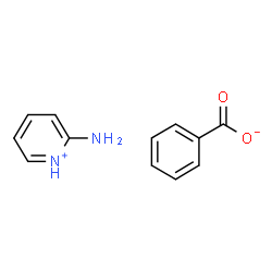 ChemSpider 2D Image | pyridin-1-ium-2-amine benzoate | C12H12N2O2