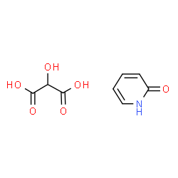 ChemSpider 2D Image | Hydroxymalonic acid - 2(1H)-pyridinone (1:1) | C8H9NO6