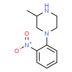 ChemSpider 2D Image | 3-Methyl-1-(2-nitrophenyl)piperazin | C11H15N3O2