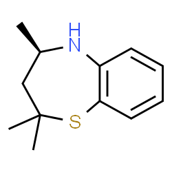 ChemSpider 2D Image | (4R)-2,2,4-Trimethyl-2,3,4,5-tetrahydro-1,5-benzothiazepine | C12H17NS