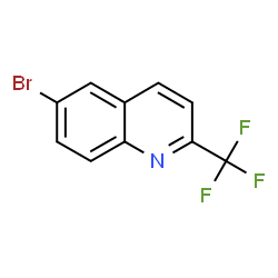 ChemSpider 2D Image | 6-Bromo-2-(trifluoromethyl)quinoline | C10H5BrF3N