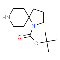 ChemSpider 2D Image | tert-butyl 1,8-diazaspiro[4.5]decane-1-carboxylate | C13H24N2O2