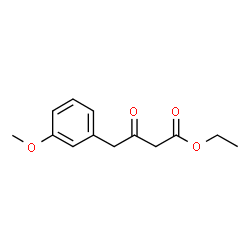 ChemSpider 2D Image | Ethyl 4-(3-methoxyphenyl)-3-oxobutanoate | C13H16O4