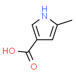 ChemSpider 2D Image | 5-Methyl-3-pyrrolecarboxylic acid | C6H7NO2