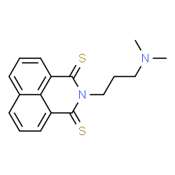 ChemSpider 2D Image | 2-(3-Dimethylamino-propyl)-benzo[de]isoquinoline-1,3-dithione | C17H18N2S2