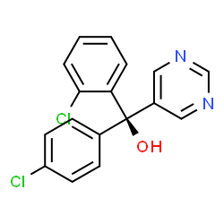 ChemSpider 2D Image | (R)-fenarimol | C17H12Cl2N2O