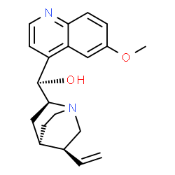 ChemSpider 2D Image | (3alpha,4beta,8alpha,9R)-6'-Methoxycinchonan-9-ol | C20H24N2O2