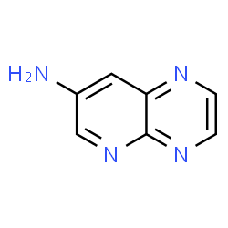 ChemSpider 2D Image | Pyrido[2,3-b]pyrazin-7-amine | C7H6N4