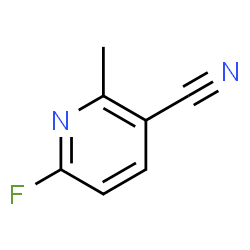 ChemSpider 2D Image | 5-Cyano-2-fluoro-6-picoline | C7H5FN2