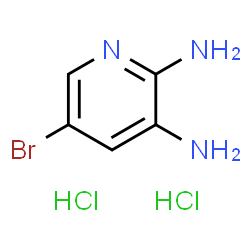 ChemSpider 2D Image | 5-Bromo-2,3-pyridinediamine dihydrochloride | C5H8BrCl2N3