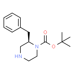 ChemSpider 2D Image | (R)-1-BOC-2-Benzylpiperazine | C16H24N2O2