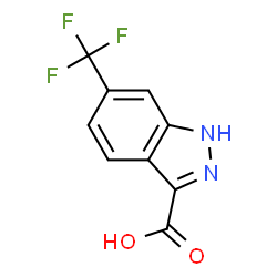 ChemSpider 2D Image | 6-Trifluoro-3-indazole-carboxylic acid | C9H5F3N2O2