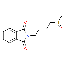 ChemSpider 2D Image | 2-(4-(methylsulfinyl)butyl)isoindoline-1,3-dione | C13H15NO3S