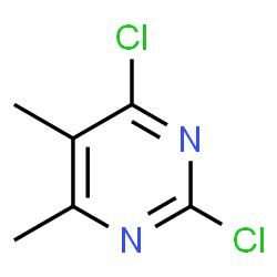 ChemSpider 2D Image | 2,4-Dichloro-5,6-dimethylpyrimidine | C6H6Cl2N2