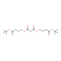 ChemSpider 2D Image | bis(4-tert-butoxy-4-oxobutyl) malonate | C19H32O8