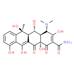 ChemSpider 2D Image | Oxytetracycline base | C22H24N2O9
