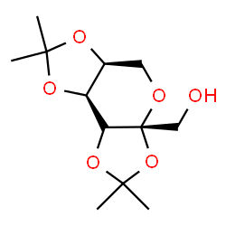 ChemSpider 2D Image | 2,3:4,5-Bis-O-(1,2 methylethylidene)-beta-D-fruetopyranose | C12H20O6
