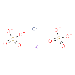 ChemSpider 2D Image | chromium(+1) cation; potassium(-1) anion; disulfate | CrKO8S2
