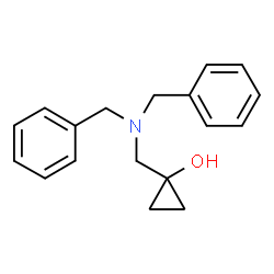 ChemSpider 2D Image | 1-[(Dibenzylamino)methyl]cyclopropanol | C18H21NO