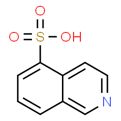 ChemSpider 2D Image | 5-Isoquinolinesulfonic acid | C9H7NO3S