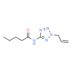ChemSpider 2D Image | N-(2-Allyl-2H-tetrazol-5-yl)pentanamide | C9H15N5O