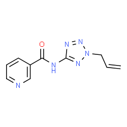 ChemSpider 2D Image | N-(2-Allyl-2H-tetrazol-5-yl)nicotinamide | C10H10N6O