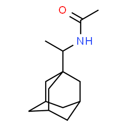 ChemSpider 2D Image | N-[1-(Adamantan-1-yl)ethyl]acetamide | C14H23NO