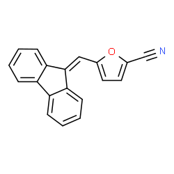 ChemSpider 2D Image | 5-(9H-Fluoren-9-ylidenemethyl)-2-furonitrile | C19H11NO