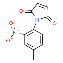ChemSpider 2D Image | 1-(4-Methyl-2-nitro-phenyl)-pyrrole-2,5-dione | C11H8N2O4