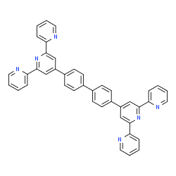 ChemSpider 2D Image | 4',4''-(4,4'-Biphenyldiyl)bis(2,2':6',2''-terpyridin) | C42H28N6