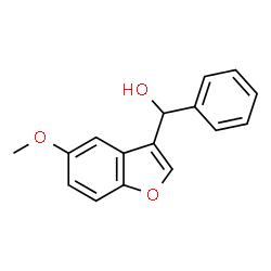 ChemSpider 2D Image | (5-Methoxy-1-benzofuran-3-yl)(phenyl)methanol | C16H14O3