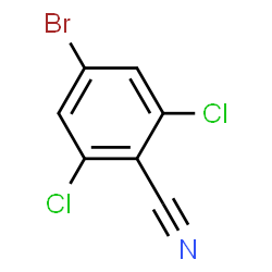 ChemSpider 2D Image | 4-Bromo-2,6-dichlorobenzonitrile | C7H2BrCl2N