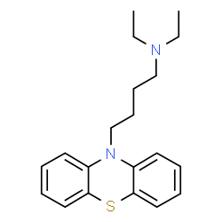 ChemSpider 2D Image | N,N-Diethyl-4-(10H-phenothiazin-10-yl)-1-butanamine | C20H26N2S
