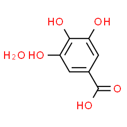 ChemSpider 2D Image | Gallic acid monohydrate | C7H8O6