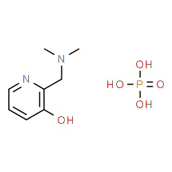 ChemSpider 2D Image | 2-[(Dimethylamino)methyl]-3-pyridinol phosphate (1:1) | C8H15N2O5P
