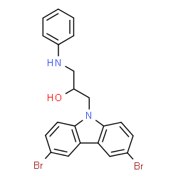 ChemSpider 2D Image | P7C3 | C21H18Br2N2O