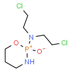 ChemSpider 2D Image | 2-[Bis(2-chloroethyl)amino]-1,3,2-oxazaphosphinan-2-ium-2-olate | C7H15Cl2N2O2P