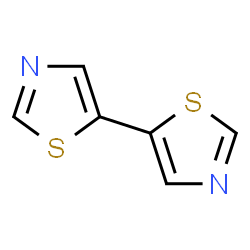 ChemSpider 2D Image | 5,5'-Bi-1,3-thiazole | C6H4N2S2