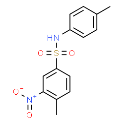 ChemSpider 2D Image | 4-Methyl-N-(4-methylphenyl)-3-nitrobenzenesulfonamide | C14H14N2O4S