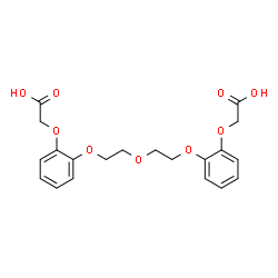 ChemSpider 2D Image | 2,2'-[Oxybis(2,1-ethanediyloxy-2,1-phenyleneoxy)]diacetic acid | C20H22O9