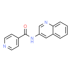 ChemSpider 2D Image | N-(3-Quinolinyl)isonicotinamide | C15H11N3O