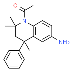 ChemSpider 2D Image | 1-acetyl-2,2,4-trimethyl-4-phenyl-1,2,3,4-tetrahydroquinolin-6-amine | C20H24N2O